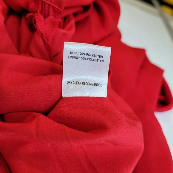 Ali & Jay Bohemian Rhapsody Maxi Dress in Red Cut Out Side Back Size XS NWT - Picture 8 of 12